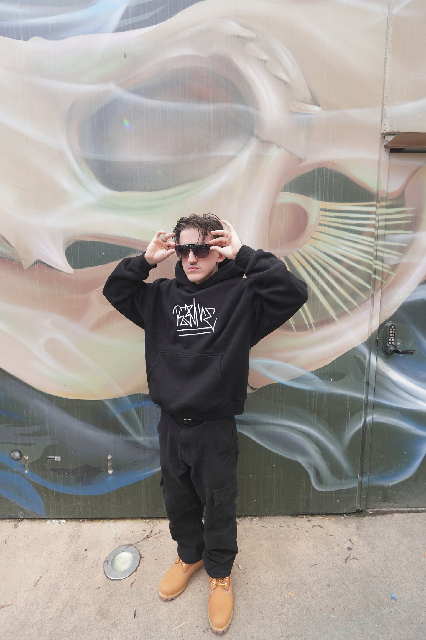 Hoodie Black Oni