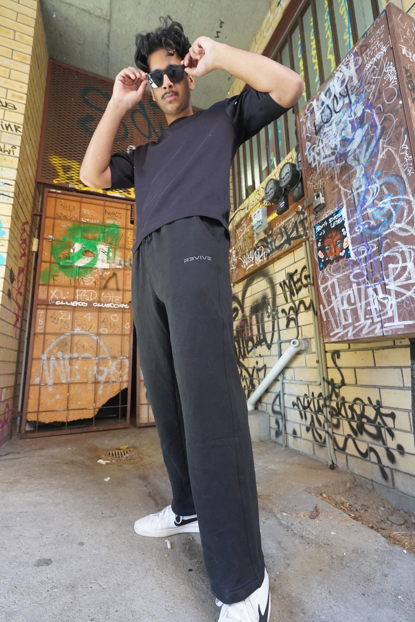 Black Track Pants
